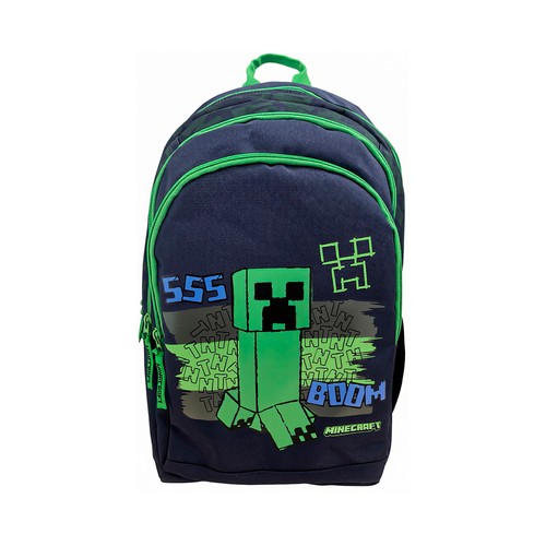 Mochila 43 cm 2 compartimentos. MINECRAFT