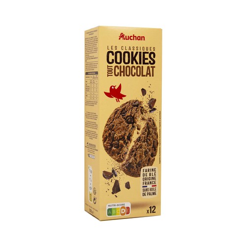 PRODUCTO ALCAMPO Galletas (cookies) con pepitas de chocolate 200 g.