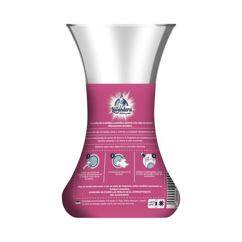 LA ANTIGUA LAVANDERA Perlas perfumadas con aroma a elixir floral 180 g.