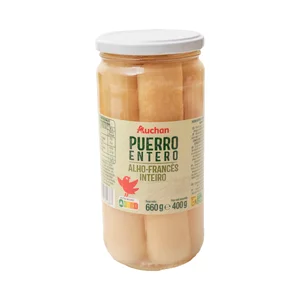 PRODUCTO ALCAMPO Puerros enteros 400 g.