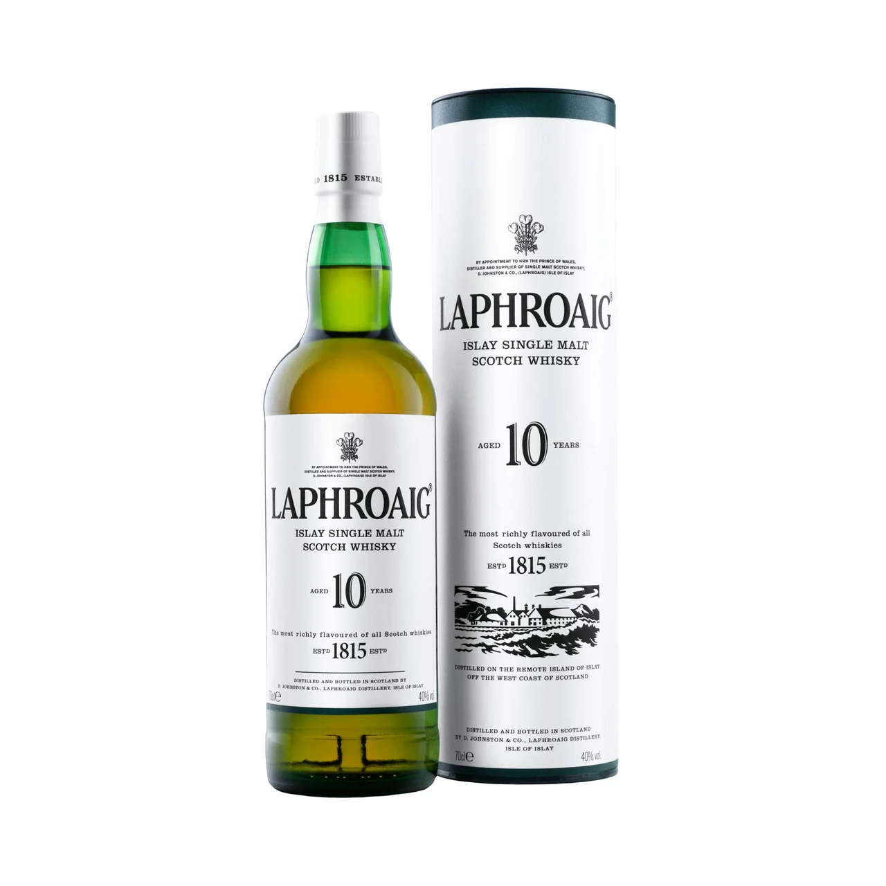 Whisky single malt de 10 años, elaborado en Escocia botella 70 cl.