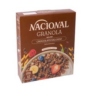 Cereales granola de avena integral con chocolate 300 g.