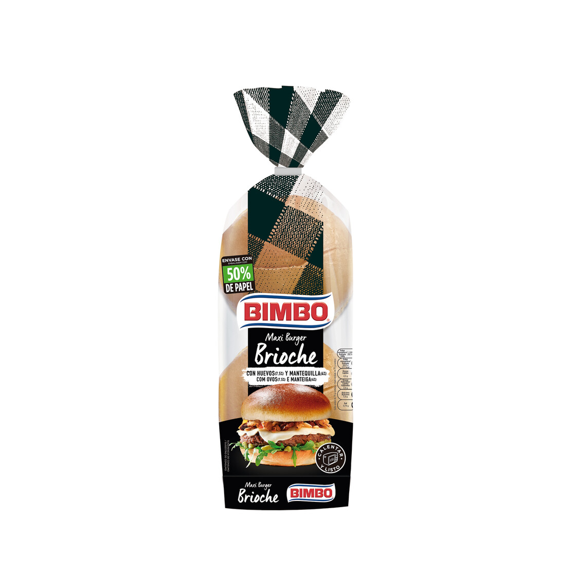 BIMBO Pan Maxi Burguer brioche 4 uds. 300 g. Alcampo ¡Haz tu Compra Online y Recoge Más de 50.