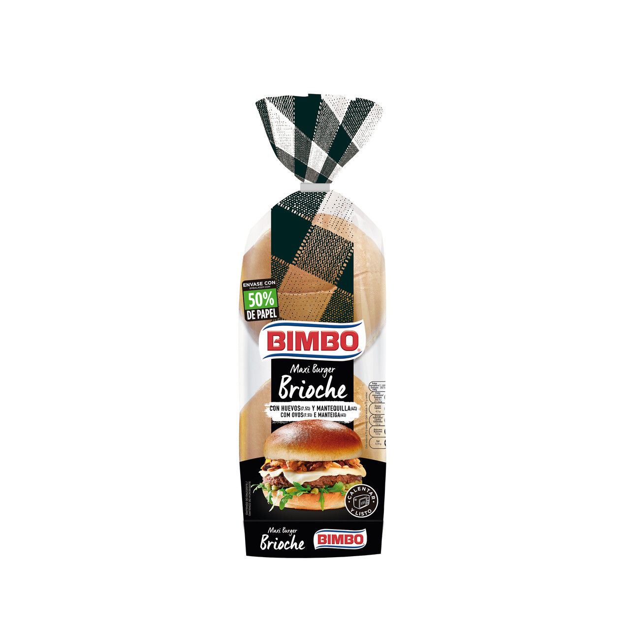 BIMBO Pan Maxi Burguer brioche 4 uds. 300 g. Alcampo ¡Haz tu Compra