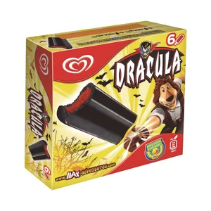 FRIGO Polo de cola, relleno de helado de fresa 6 x 54 g.