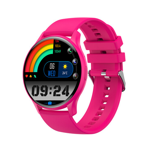 Smartwatch KSIX core flash, color rosa. 