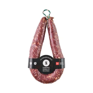SABORES SIERRA DE MADRID Salchichón de jabalí, elaborado sin gluten 250 g.