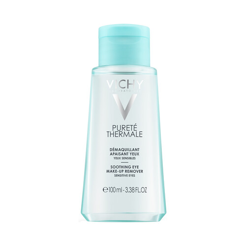 Desmaquillanete de ojos con agua termal de vichy, especial ojos sensibles VICHY 100 ml.