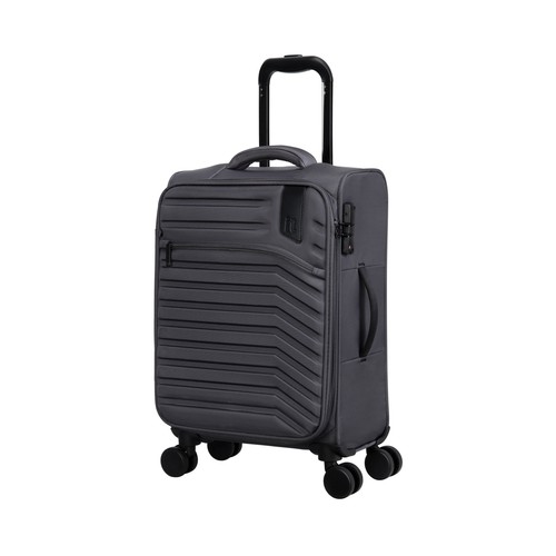 Maleta cabina tipo trolley IT de 55cm, 8 ruedas, color gris.