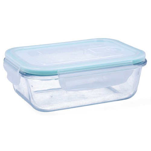Hermético 63cl rectangular borosilicato con válvula ciclón. QUID