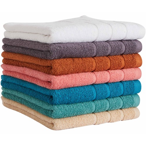 Toalla de lavabo color azul, 400g/m², ACTUEL.