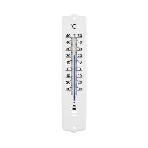 Termómetro 20cm blanco para interior o exterior