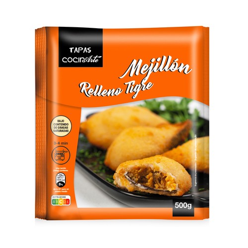 COCINARTE Mejillon relleno tigre 500 g.