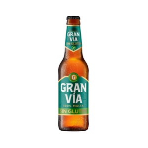 GRAN VIA Cerveza sin gluten 33 cl.