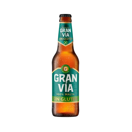 GRAN VIA Cerveza sin gluten 33 cl.