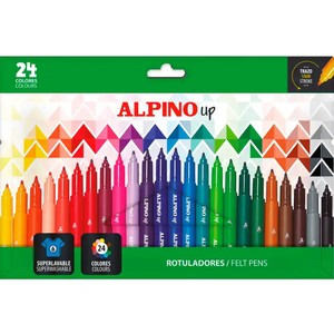 Imagen de 24 rotuladores finos ALPINO Up.