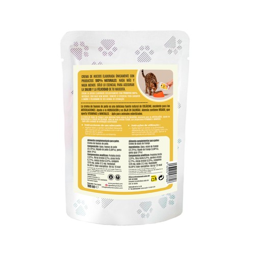 PET"BELCrema de huesos de pollo para gatos 100 ml.