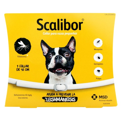 SCALIBOR Collar antiparasitario para perros, 48 cm1 ud.
