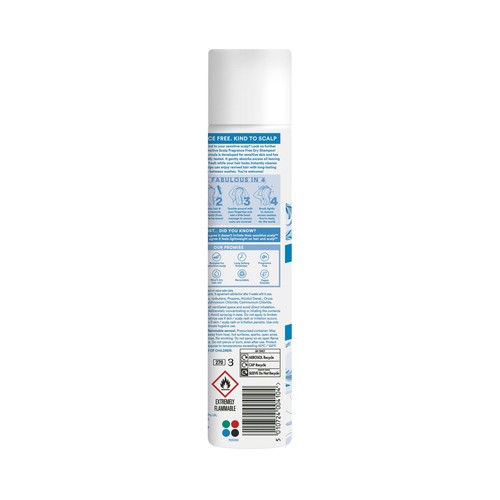 BATISTE Sensitive scalp Champú seco sin fragancia para cabellos delicados 200 ml.