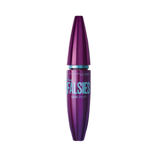 MAYBELLINE The falses Tono 1 negro Máscara de pestañas efecto volumen y pestañas postizas.