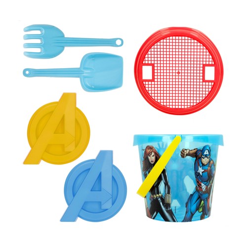 Set cubo de playa D18cm AVENGERS