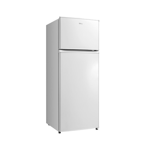Frigorífico 2 puertas 143X55cm QILIVE Q.6521, Cíclico, clasificación energética: D, H: 143cm, A: 55cm, F: 55cm, capacidad total: 204L.