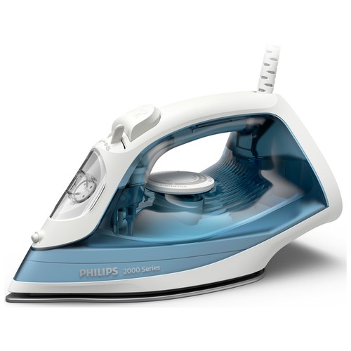 Plancha de vapor  PHILIPS DST2010/20, Sea Blue color, 2000W, con suela antiadherente.