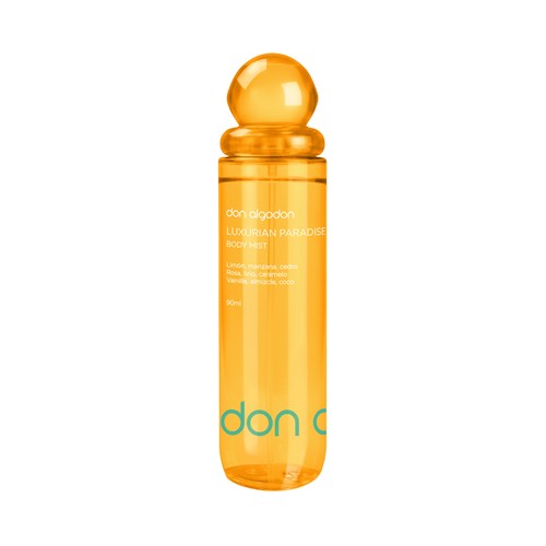 DON ALGODON Luxurian paradise Body mist para mujer con vaporizador en spray 90 ml.