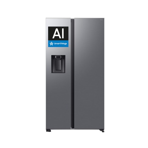 Frigorífico americano 178cm SAMSUNG RS70F65KDTEF, no frost, con dispensador, clasificación energética: D, H: 178,4cm A: 91,2cm, F: 72,6cm, capacidad total: 640L.