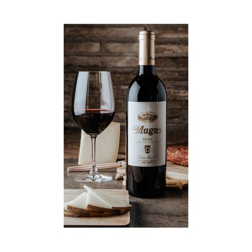 MUGA Vino tinto crianza con D.O. Ca. Rioja botella 75 cl.