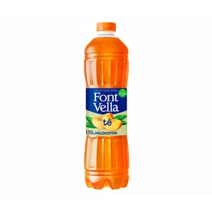 FONT VELLA Agua mineral te melocotón 1,15 l.