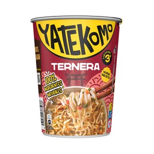 GALLINA BLANCA Fideos Orientales Yatekomo Ternera - 60g.