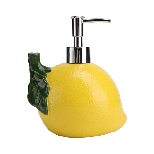 Dispensador jabón tamaño único color limón dolomite y acrilonitrilo butadieno estireno. ACTUEL