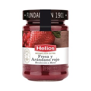 Imagen de HELIOS Mermelada de fresa y arándano rojo 340 g.