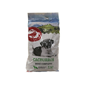 PRODUCTO ALCAMPO Pienso para perros cachorros a base de carne y cereales PRODUCTO ALCAMPO 4 kg.