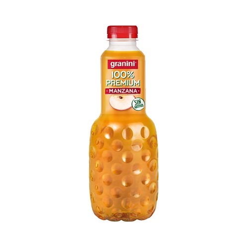 GRANINI Zumo de manzana 100% premium botella de 1 l.
