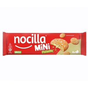 NOCILLA Galleta mini cookie rellena de pistacho 64 g.