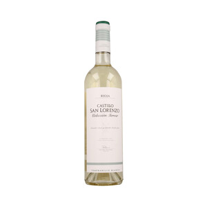 CASTILLO DE SAN LORENZO Colección terroir Vino blanco con D.O. Ca. Rioja botella de 75 cl.