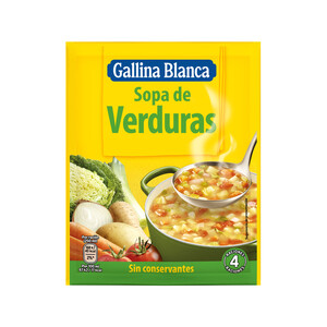 GALLINA BLANCA Sopa de verduras GALLINA BLANCA 71 g.
