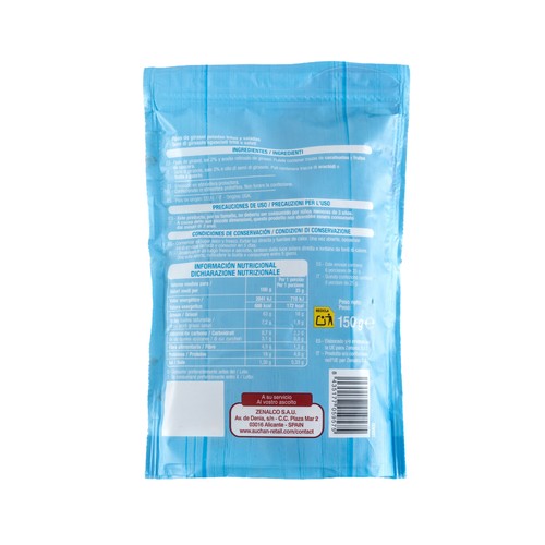 PRODUCTO ALCAMPO Pipas de girasol peladas fritas y saladas 150 g.