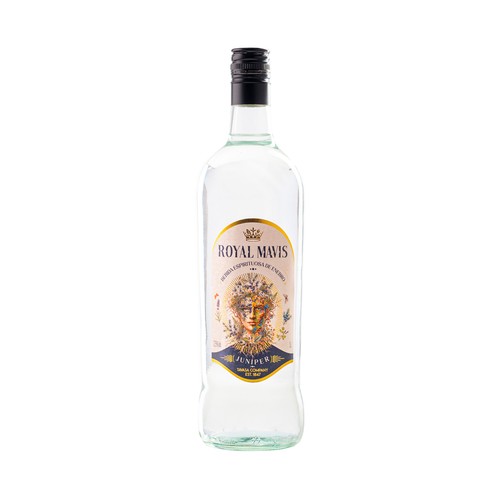 ROYAL MAVIS Bebida espirituosa de Enebro botella 70 cl.