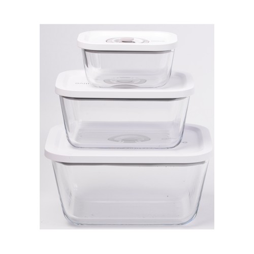 Taper de vidrio QILIVE con tapa, 1,38L