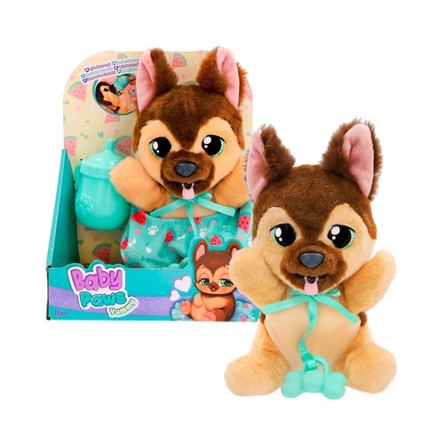 Peluche Interactivo Baby Paws Yummy Pastor Alemán IMC TOYS
