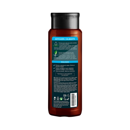 NATUR VITAL Champú anticaspa con extracto de lúpulo y tomillo, para cabellos sensibles NATUR VITAL 300 ml.