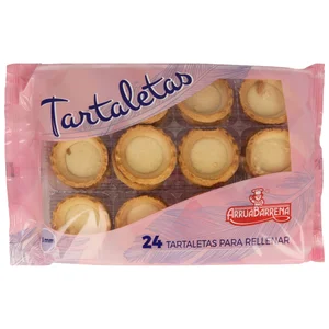 ARRUABARRENA Tartaletas pequeñas para rellenar 24 uds. 180 g.