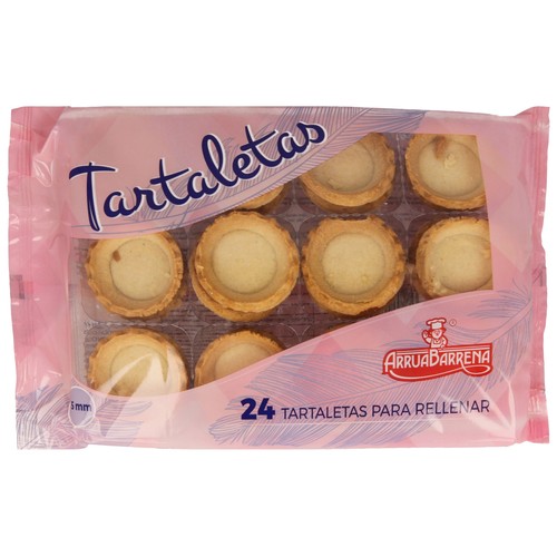 ARRUABARRENA Tartaletas pequeñas para rellenar 24 uds. 180 g.