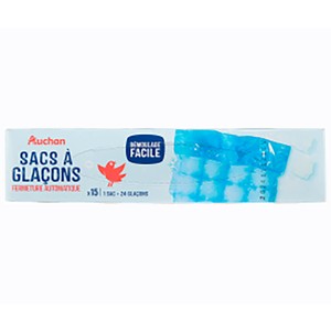 PRODUCTO ALCAMPO Bolsas para cubitos PRODUCTO ALCAMPO 15 sacos de 24 uds.