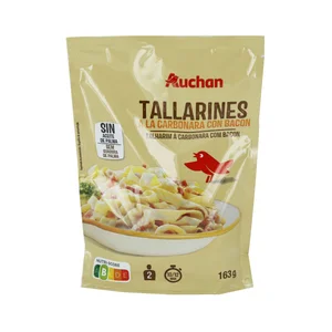 PRODUCTO ALCAMPO Fusilli a la carbonara sobre de 145 g.