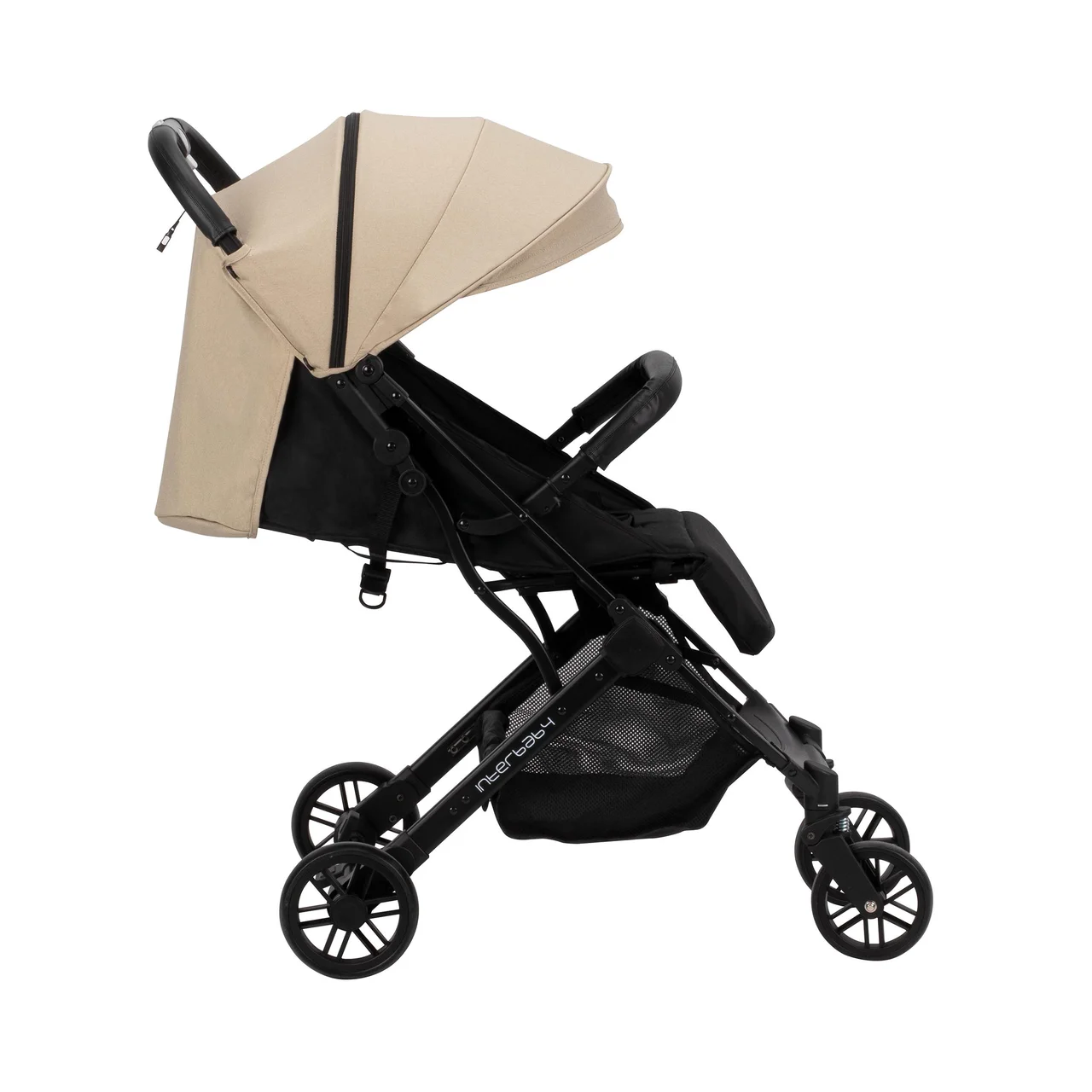 Silla paseo para bebes hasta 36 meses o 22kg Minimum Space Plus color beige.