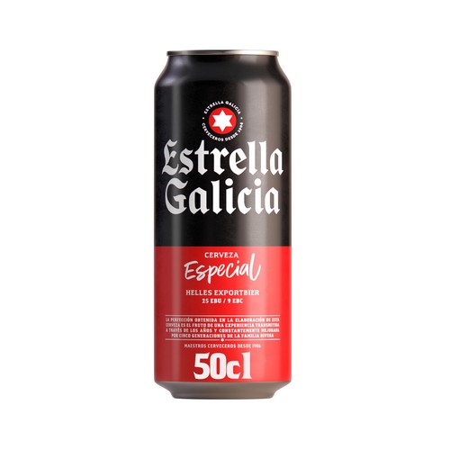 ESTRELLA GALICIA Especial cerveza lata de 50 cl.